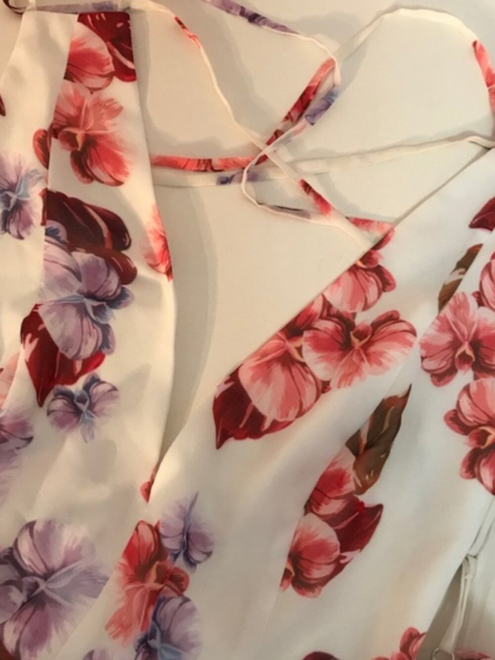 FAME AND PARTNERS  Halter Floral Evening Dress 1888 - Picture 3 of 7